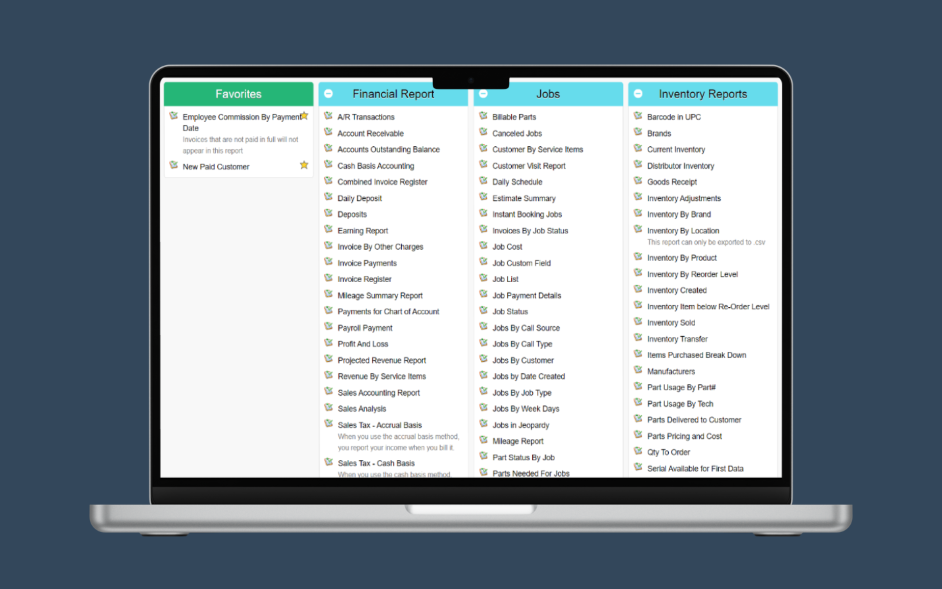 Reporting Dashboard